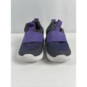 Cat & Jack Slip On Sneakers Toddler Size 6 Purple/Grey Casual Shoes Pre Owned